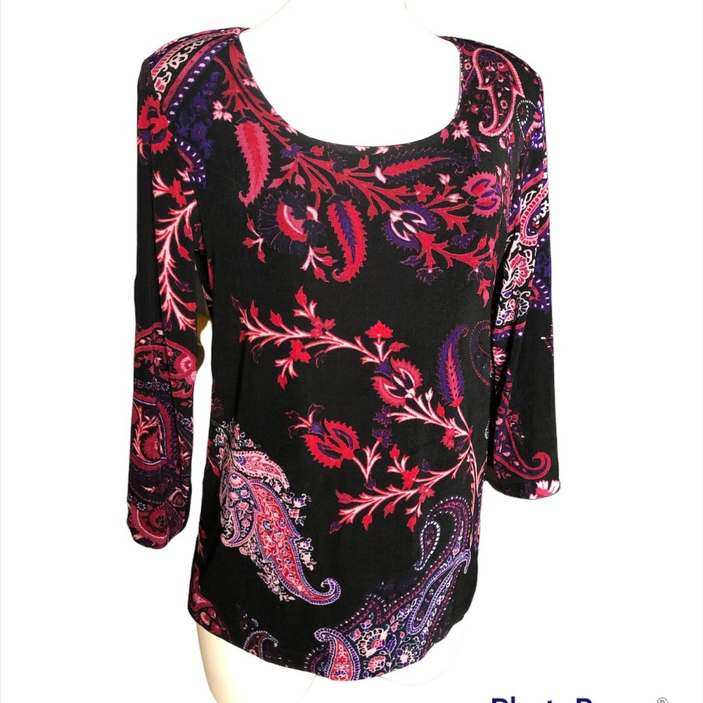 Long sleeve floral top
